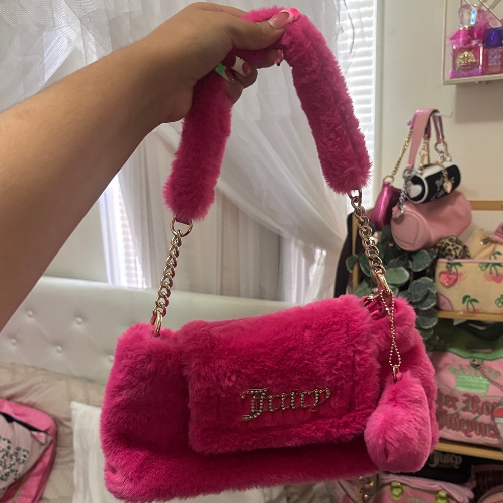 Juicy couture Fuzzy shoulder bag